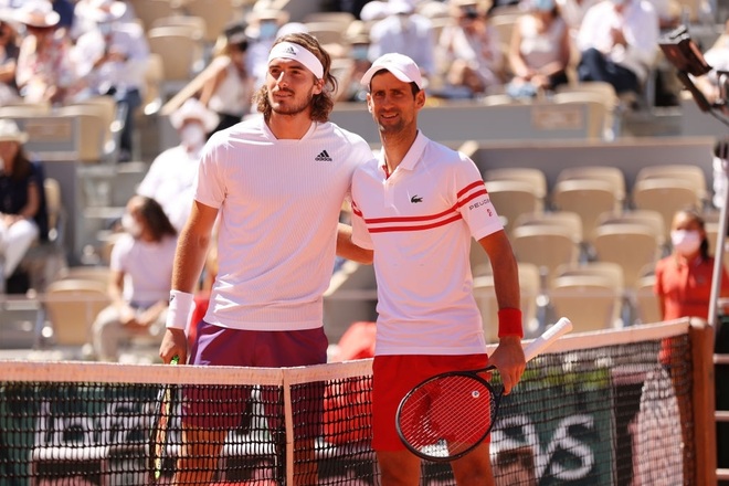 Những khoảnh khắc Djokovic vượt qua Tsitsipas để vô địch Roland Garros - 3 Những khoảnh khắc Djokovic vượt qua Tsitsipas để vô địch Roland Garros - 3
