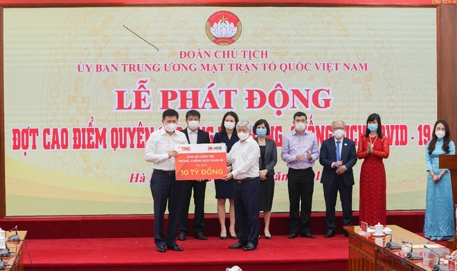 TNG Holdings Vietnam và MSB ủng hộ gần 60 tỷ đồng phòng chống dịch Covid-19 - 2 TNG Holdings Vietnam và MSB ủng hộ gần 60 tỷ đồng phòng chống dịch Covid-19 - 2