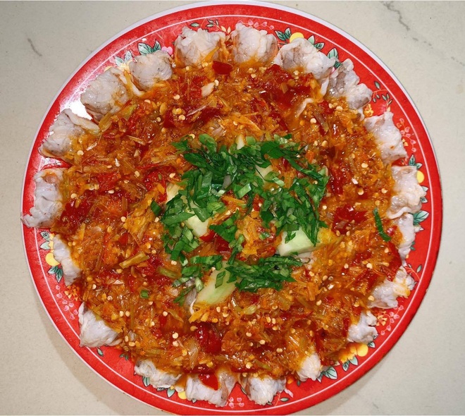 Tôm tái sốt Thái chua cay cực ngon - 1 Tôm tái sốt Thái chua cay cực ngon - 1