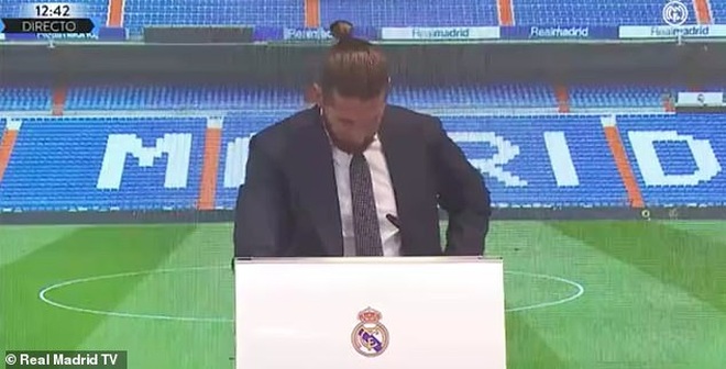 Sergio Ramos bật khóc, nói lời chia tay Real Madrid - 1