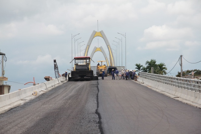 See the 400 billion VND bridge shaped like a grain of rice connecting Hai Phong - Hai Duong - 4 See the 400 billion VND bridge shaped like a grain of rice connecting Hai Phong - Hai Duong - 4