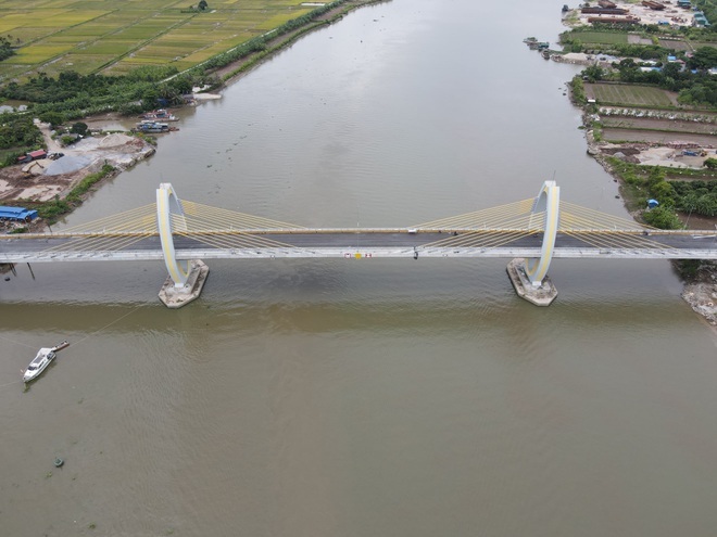 Ngắm cây cầu 400 tỷ đồng hình hạt gạo nối Hải Phòng - Hải Dương - 1