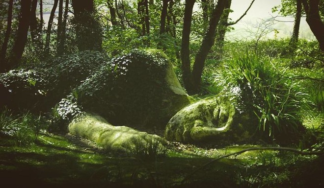 Bí ẩn tượng thiếu nữ nằm ngủ trong rừng, biến đổi theo mùa - 5