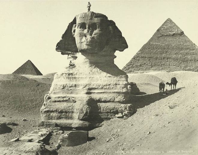 Loạt ảnh cổ, siêu hiếm về Kim tự tháp và tượng Nhân sư - 1