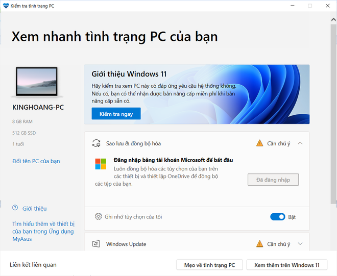 Kiểm tra máy tính đủ điều kiện nâng cấp miễn phí lên Windows 11 hay không - 2