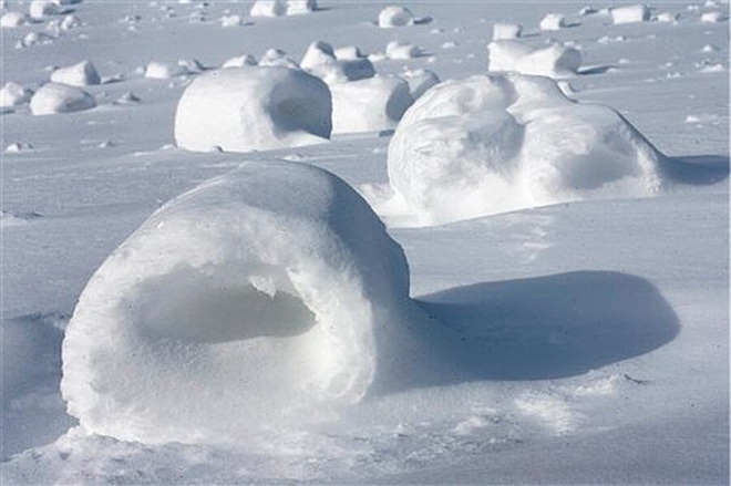 Tuyết cuộn: Hiện tượng thiên nhiên kỳ thú hiếm gặp - 3