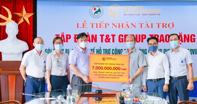 TT Group tài trợ 7 tỷ đồng giúp Bệnh viện Đức Giang chống dịch Covid-19 - 1 TT Group tài trợ 7 tỷ đồng giúp Bệnh viện Đức Giang chống dịch Covid-19 - 1