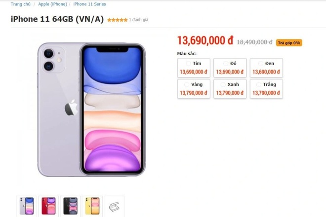 iPhone 11, iPhone 12 tăng giá tại Việt Nam - 1