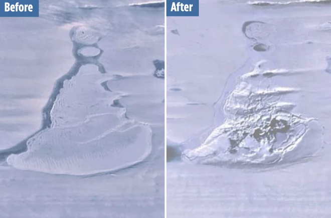 Bí ẩn hồ băng Nam Cực biến mất - 1