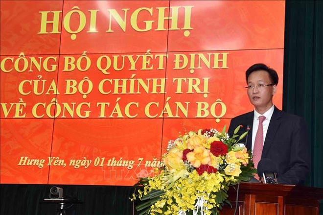 Phó ban Kinh tế Trung ương được điều động làm Bí thư Tỉnh ủy Hưng Yên - 1 Phó ban Kinh tế Trung ương được điều động làm Bí thư Tỉnh ủy Hưng Yên - 1