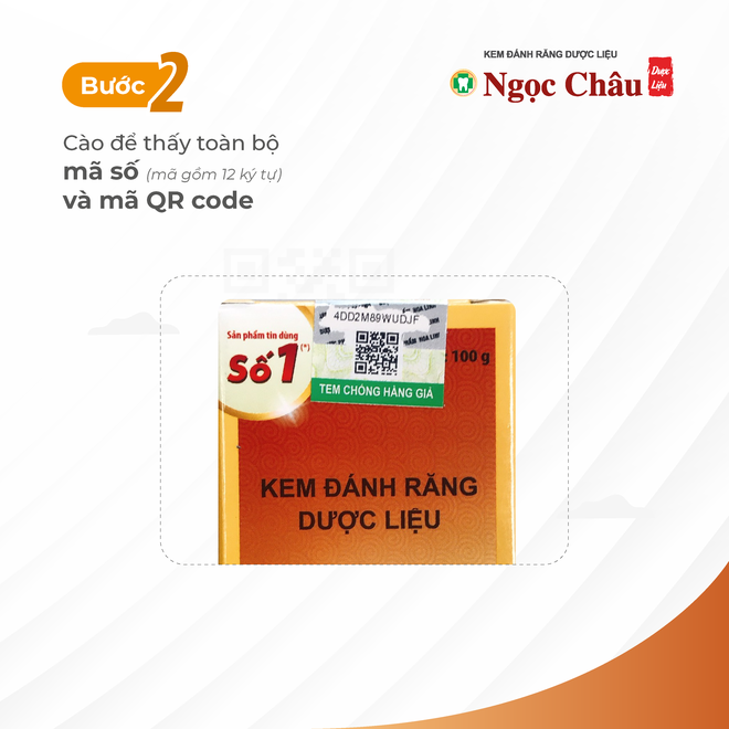 Cách nhanh nhất nhận diện kem đánh răng dược liệu Ngọc Châu chính hãng - 4