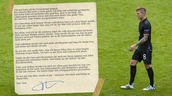 Toni Kroos viết tâm thư xúc động chia tay đội tuyển Đức - 1