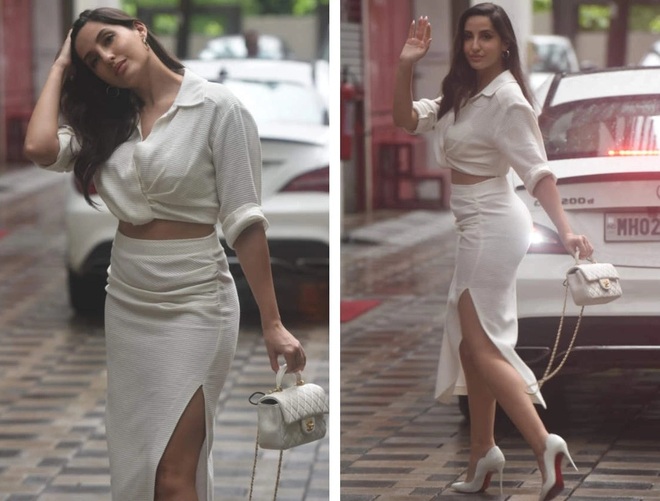 Trang phục màu trắng quyến rũ của minh tinh gợi cảm hàng đầu Bollywood - 2