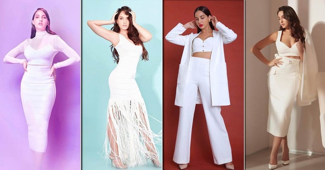 Trang phục màu trắng quyến rũ của minh tinh gợi cảm hàng đầu Bollywood - 1