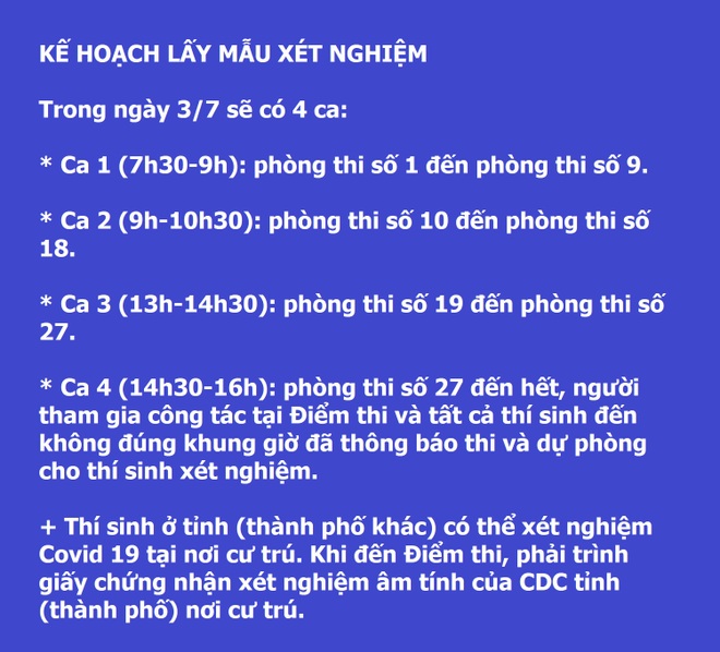 TPHCM: Thí sinh không lo lắng khi xét nghiệm Covid-19, chỉ sợ đau - 5