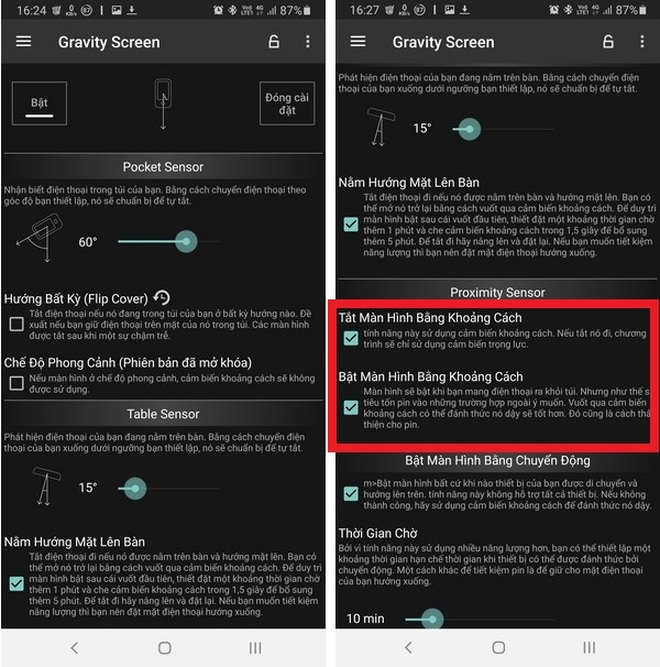 Thủ thuật tự động tắt màn hình khi úp smartphone xuống mặt bàn - 6 Thủ thuật tự động tắt màn hình khi úp smartphone xuống mặt bàn - 6