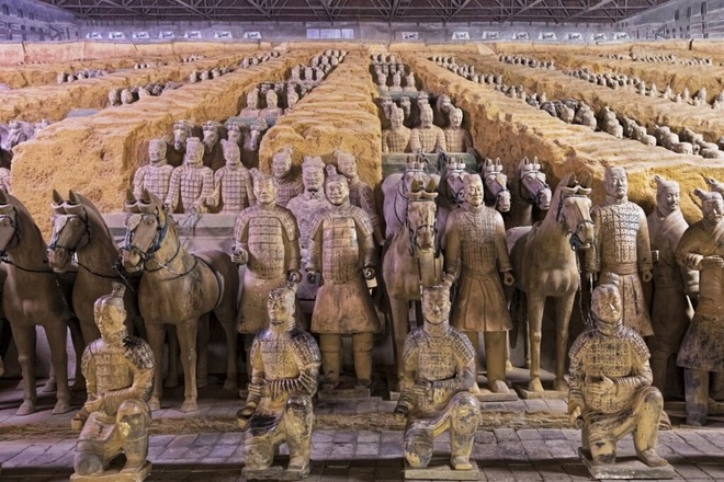 Những bí mật về đội quân đất nung trong lăng mộ Tần Thủy Hoàng - 1