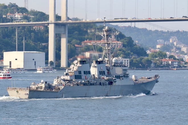 Nga tố Mỹ chủ mưu vụ tàu chiến Anh vào gần Crimea, cảnh báo đáp trả - 2 Nga tố Mỹ chủ mưu vụ tàu chiến Anh vào gần Crimea, cảnh báo đáp trả - 2
