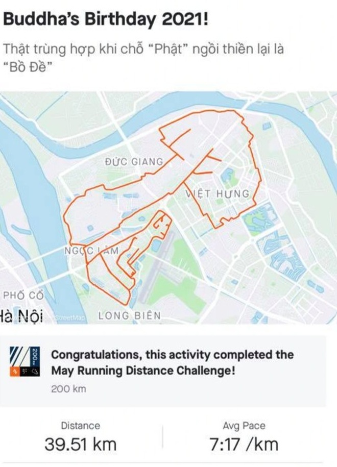 Người đàn ông vẽ đủ thứ hình trên bản đồ Hà Nội bằng cách chạy bộ - 8