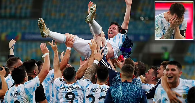 Cung bậc cảm xúc của Messi khi Argentina vô địch Copa America - 10