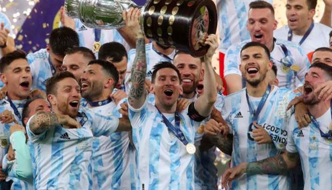 Cung bậc cảm xúc của Messi khi Argentina vô địch Copa America - 1