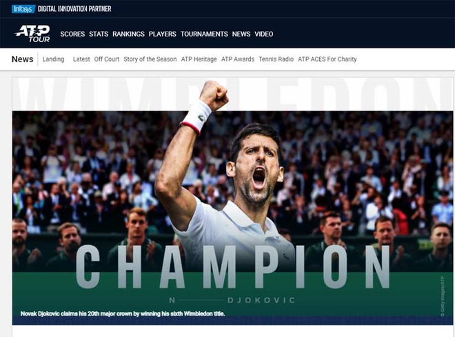 Báo chí quốc tế ngợi ca Djokovic sau chức vô địch Wimbledon 2021 - 1