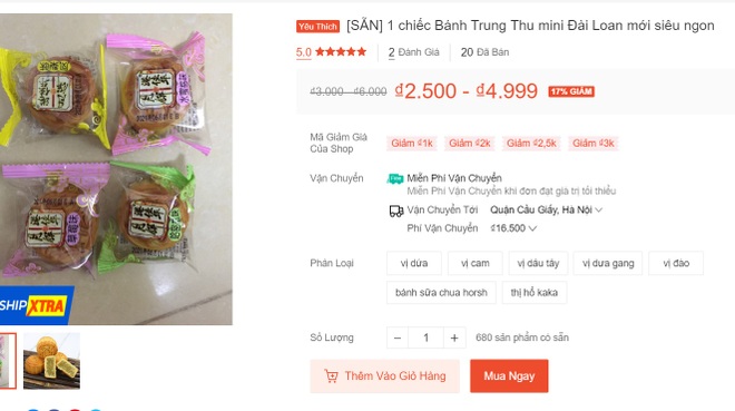 Bánh trung thu siêu rẻ, chỉ từ 2.000 đồng/cái có gì mà dân mạng xôn xao? - 3 Bánh trung thu siêu rẻ, chỉ từ 2.000 đồng/cái có gì mà dân mạng xôn xao? - 3