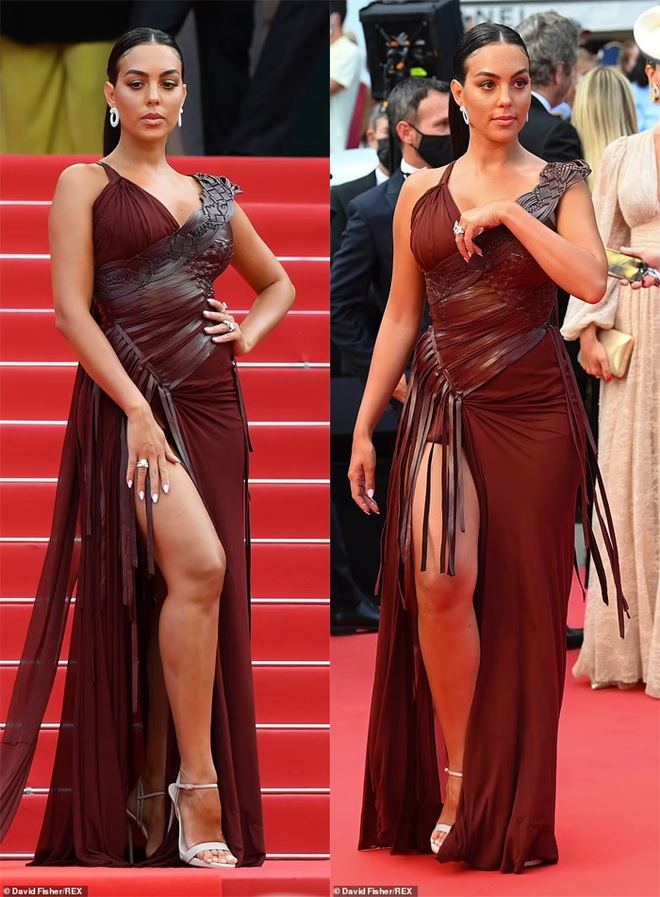Kimberley lộ vòng ba, bạn gái Ronaldo khoe chân dài tại LHP Cannes - 6 Kimberley lộ vòng ba, bạn gái Ronaldo khoe chân dài tại LHP Cannes - 6