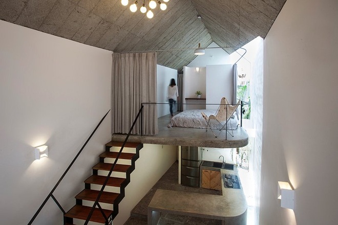 Nhà gác lửng 40 m2 gây bất ngờ của chàng trai độc thân ở Hà Nội - 3