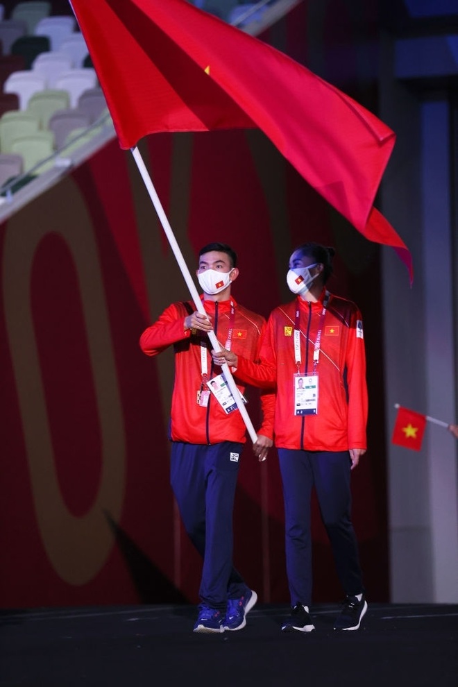 Đoàn Thể thao Việt Nam diễu hành tại Olympic Tokyo - 6 Đoàn Thể thao Việt Nam diễu hành tại Olympic Tokyo - 6
