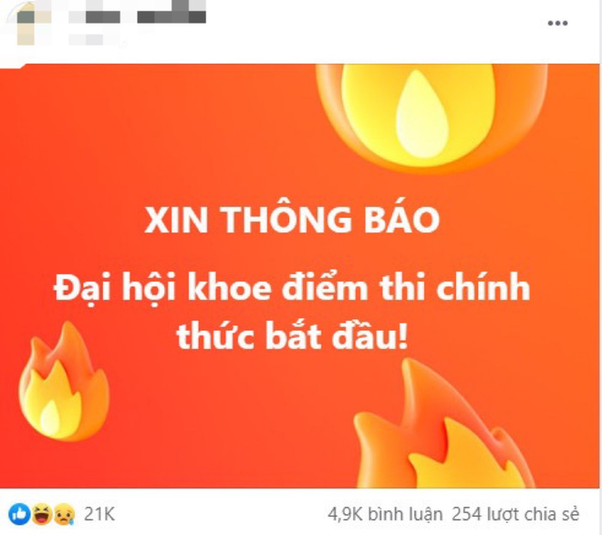 Sĩ tử thi nhau khoe điểm thi: Kẻ vui mừng, người toát mồ hôi vì suýt liệt - 1