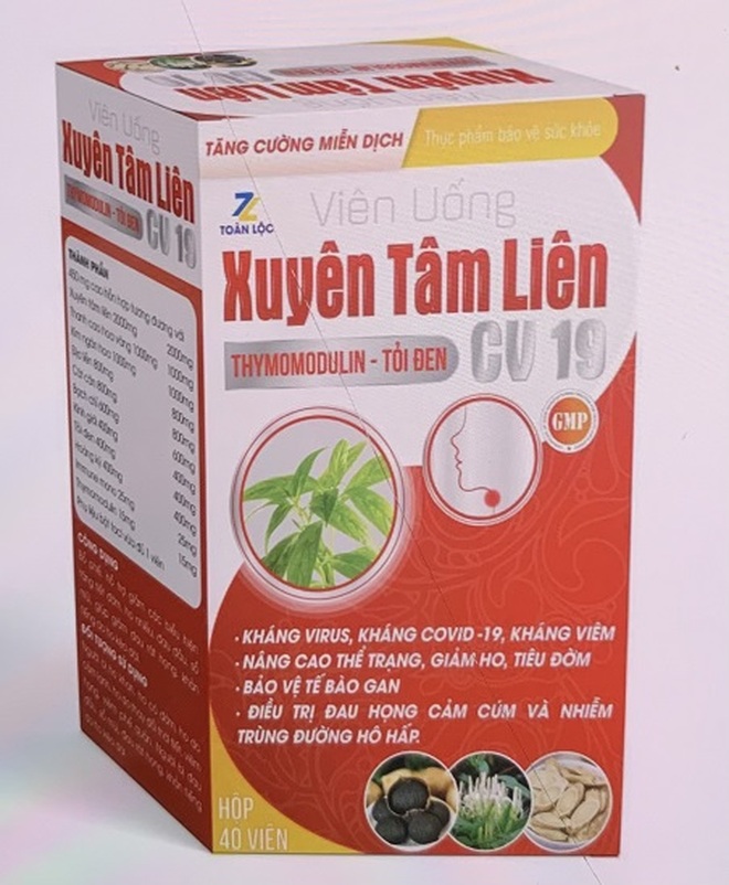 Bộ Y tế cảnh báo 2 thực phẩm bảo vệ sức khỏe Xuyên Tâm Liên giả mạo - 1