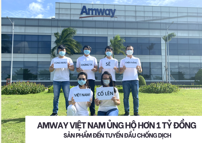 AMWAY Việt Nam ủng hộ các sản phẩm chăm sóc sức khỏe cho phòng, chống Covid-19 phía Nam - 1