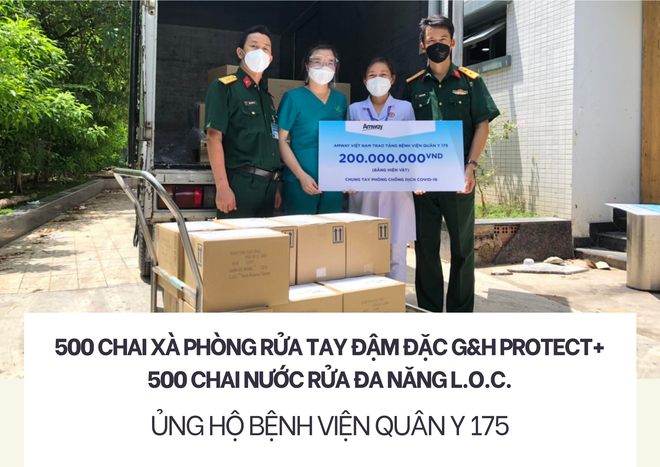 AMWAY Việt Nam ủng hộ các sản phẩm chăm sóc sức khỏe cho phòng, chống Covid-19 phía Nam - 3