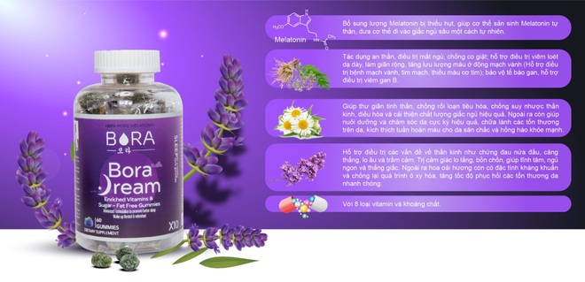 Trọn giấc ngủ đêm dài với kẹo ngủ ngon Bora Dream - 2 Trọn giấc ngủ đêm dài với kẹo ngủ ngon Bora Dream - 2
