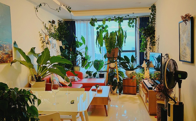 Rừng cây thu nhỏ trong ngôi nhà ngập tràn sắc xanh của chàng trai Sài Gòn - 1