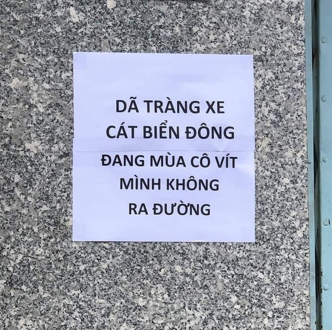 Dân mạng thích thú chia sẻ những khẩu hiệu chống dịch hài hước - 2 Dân mạng thích thú chia sẻ những khẩu hiệu chống dịch hài hước - 2