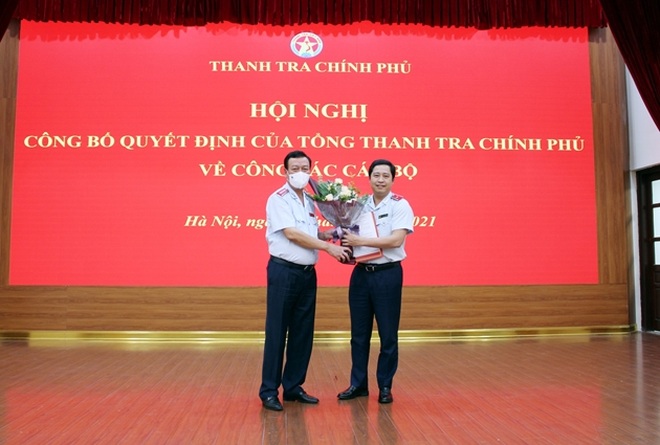 Thanh tra Chính phủ điều động, bổ nhiệm 5 lãnh đạo cấp vụ - 1 Thanh tra Chính phủ điều động, bổ nhiệm 5 lãnh đạo cấp vụ - 1