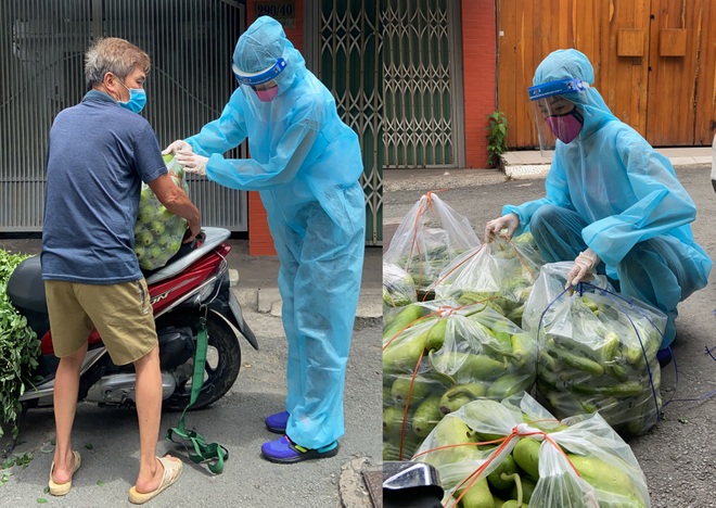Khánh Vân, Kim Duyên… trao tặng thực phẩm 0 đồng cho người dân thành phố - 1