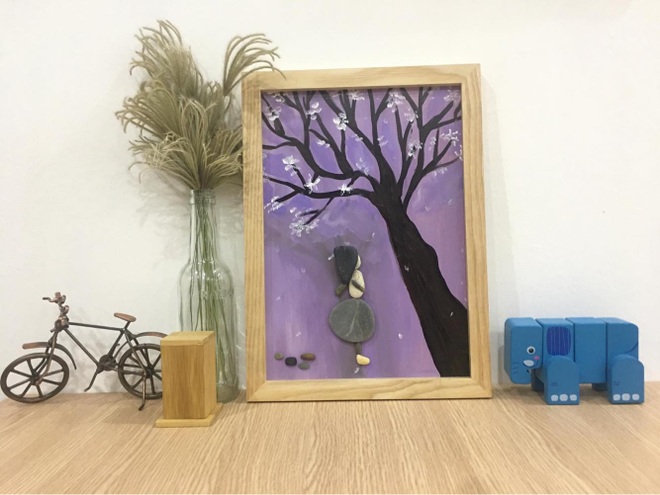 Mê mẩn với những bức tranh được vẽ bằng sỏi của cô nàng 9x Hà thành - 6 Mê mẩn với những bức tranh được vẽ bằng sỏi của cô nàng 9x Hà thành - 6