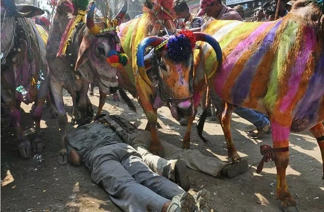 Rợn người 5 lễ hội, nghi lễ kỳ quái ở Ấn Độ - 3