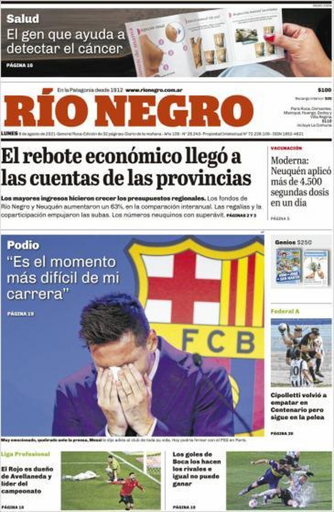 Báo chí thế giới nói gì về màn chia tay đẫm nước mắt của Messi? - 10 Báo chí thế giới nói gì về màn chia tay đẫm nước mắt của Messi? - 10