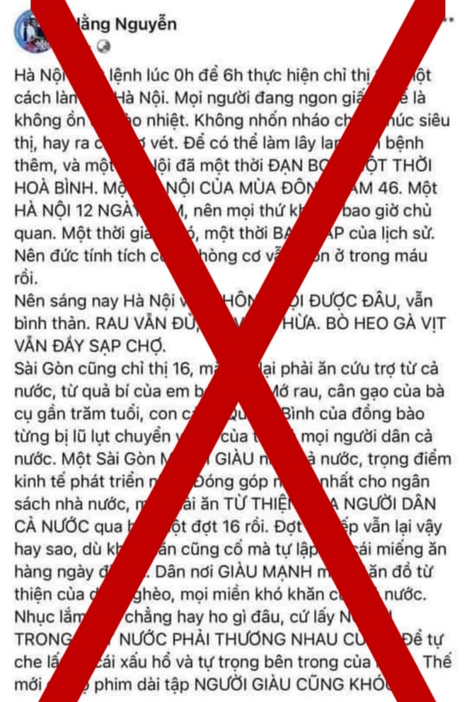 Chủ Facebook Hằng Nguyễn bị xử phạt 5 triệu đồng - 1
