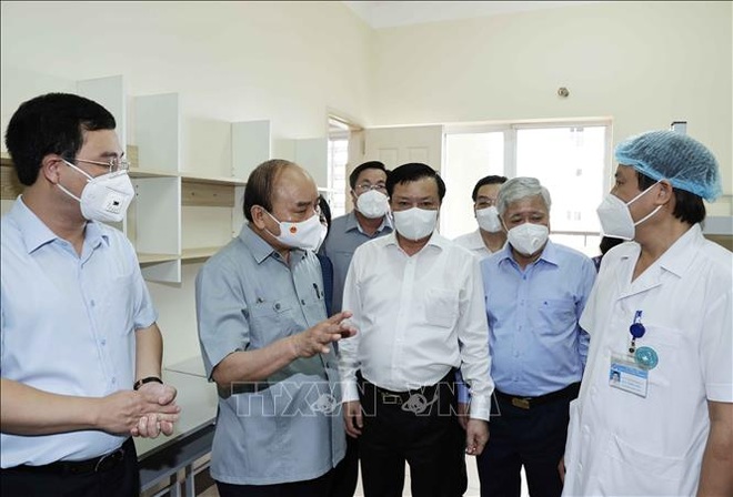Chủ tịch nước: Không được để trái tim của cả nước bị dịch bệnh đe dọa - 5 Chủ tịch nước: Không được để trái tim của cả nước bị dịch bệnh đe dọa - 5