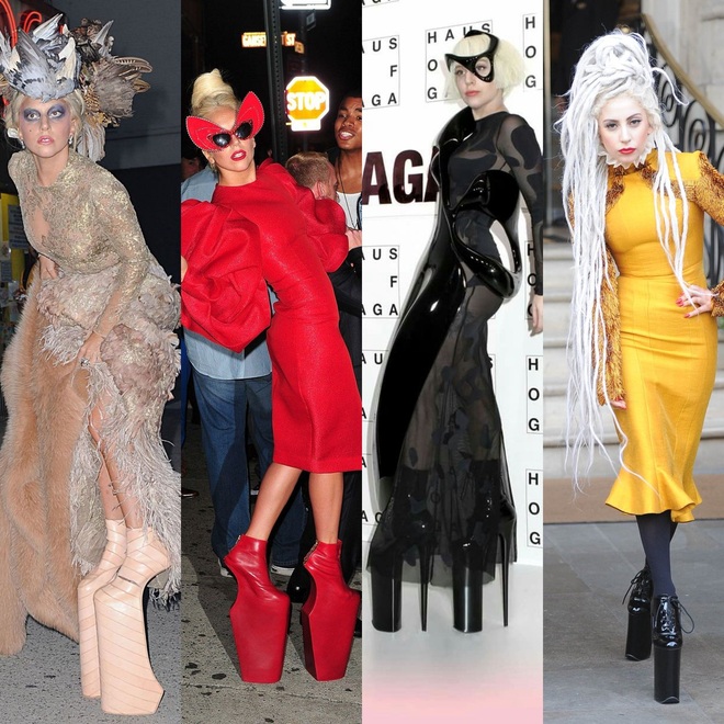 Loạt giày cao khủng gây choáng của Lady Gaga - 12