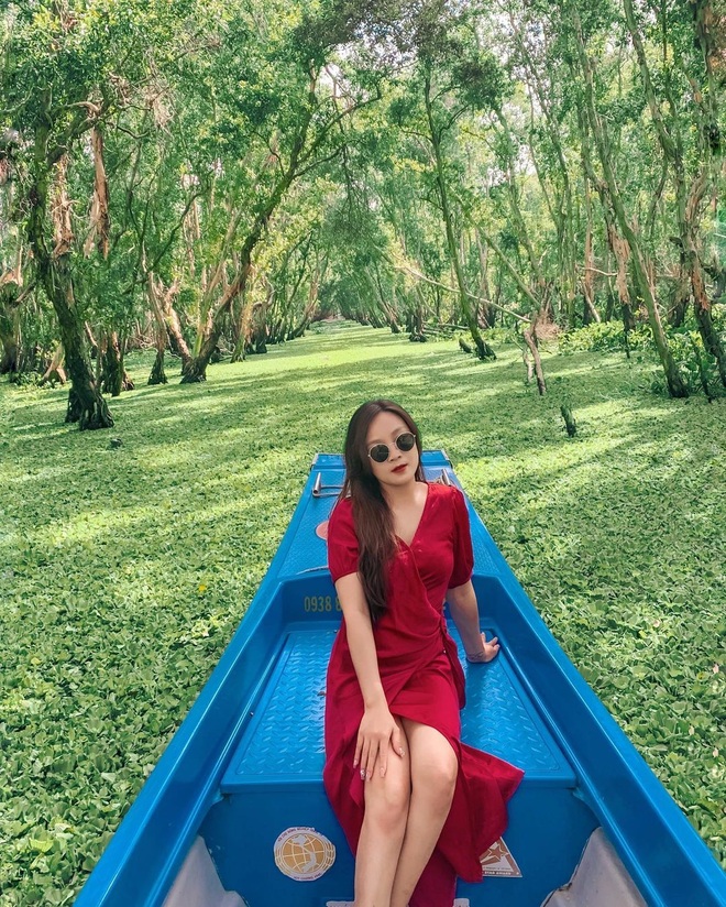 Tra Su Melaleuca forest, home to the longest bamboo bridge in Vietnam - 2