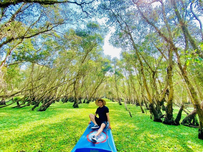 Tra Su Melaleuca forest, home to the longest bamboo bridge in Vietnam - 1