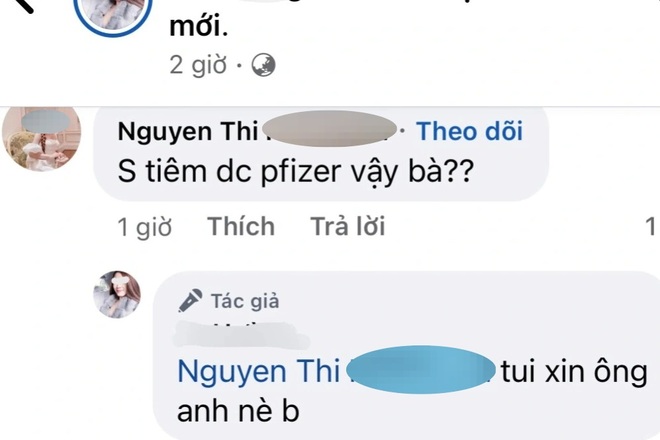 Cô gái trẻ khoe được tiêm 2 mũi vắc xin Pfizer nhờ xin ông anh - 2 Cô gái trẻ khoe được tiêm 2 mũi vắc xin Pfizer nhờ xin ông anh - 2