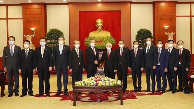 Tổng Bí thư Nguyễn Phú Trọng tiếp Bộ trưởng Ngoại giao Trung Quốc - 2