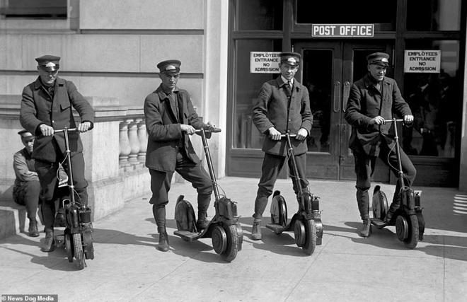 Bất ngờ với hình ảnh scooter chạy trên đường phố từ cách đây hơn một thế kỷ - 2 Bất ngờ với hình ảnh scooter chạy trên đường phố từ cách đây hơn một thế kỷ - 2